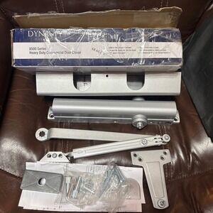 Dynasty Hardware 8500 Door Closer Heavy Duty Adjustable Size 1-6 Silver